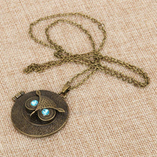Vintage Style Owl Locket Necklace
