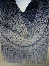 INFINITY SCARF FRINGE LOOSE KNIT