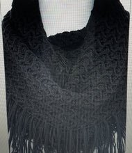 INFINITY SCARF FRINGE LOOSE KNIT