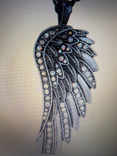 LARGE VINTAGE  WING  NECKLACE - AVAILABE IN 3 COLORS