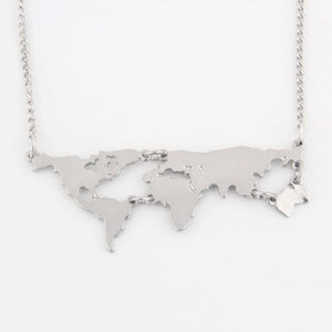 Rose Color - Take the World with you Necklace