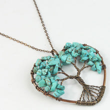 Copy of Handemade Natural Stone Tree Heart Necklace - 8 styles