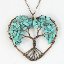 Copy of Handemade Natural Stone Tree Heart Necklace - 8 styles