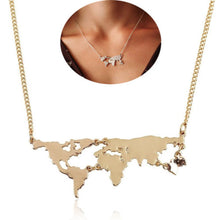 Take the World with you Necklace - Silver