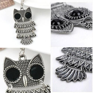 Wisdom ~ Owl Necklace Bronze