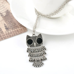 Wisdom ~ Owl Necklace Bronze