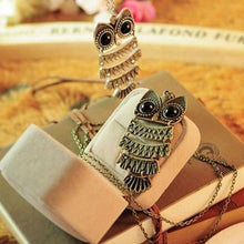 Wisdom ~ Owl Necklace Silver