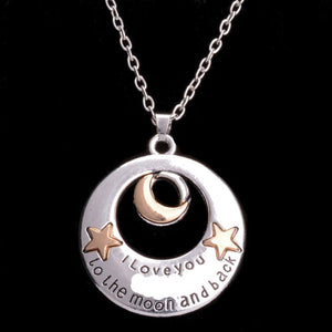 Love you to the Moon and back Necklce